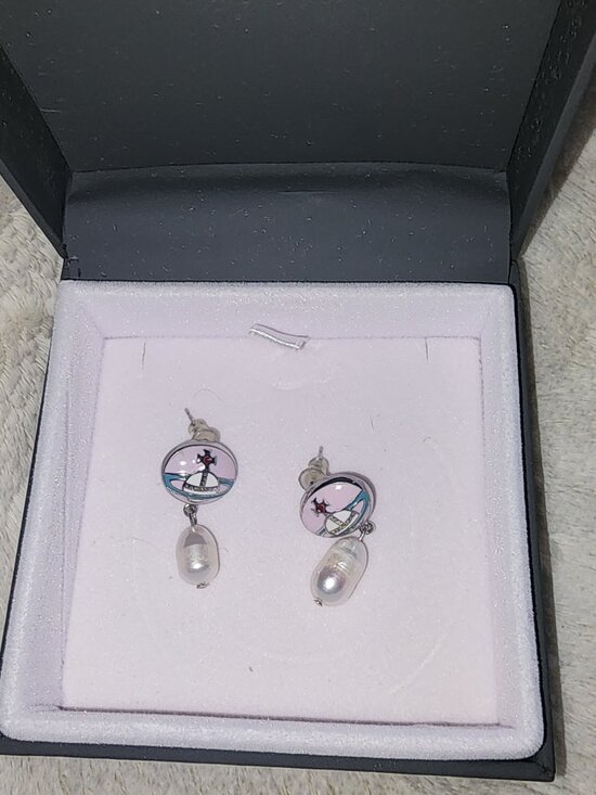 Jewelry - drop earings Saturn orb